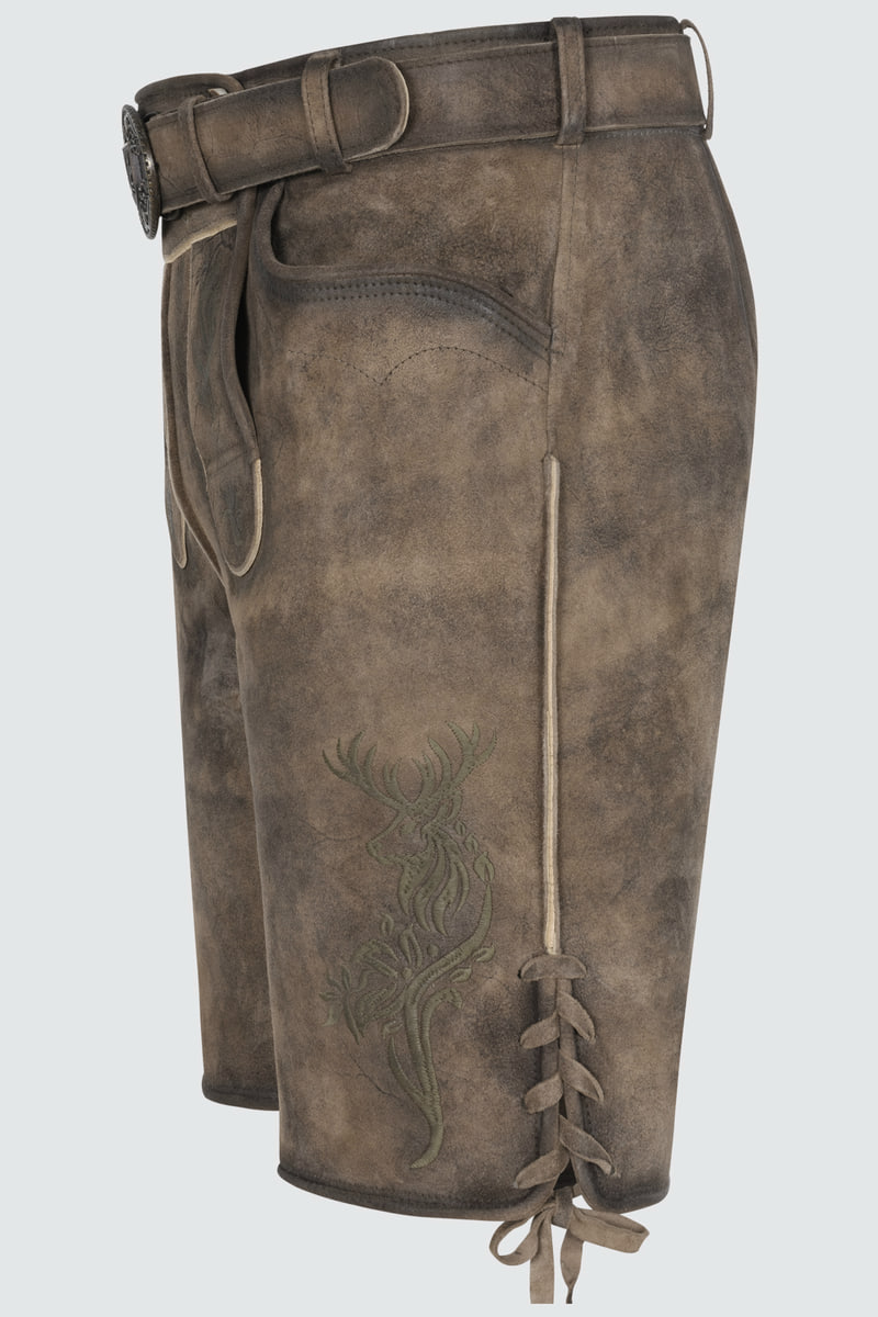 Lederhose Diran met riem