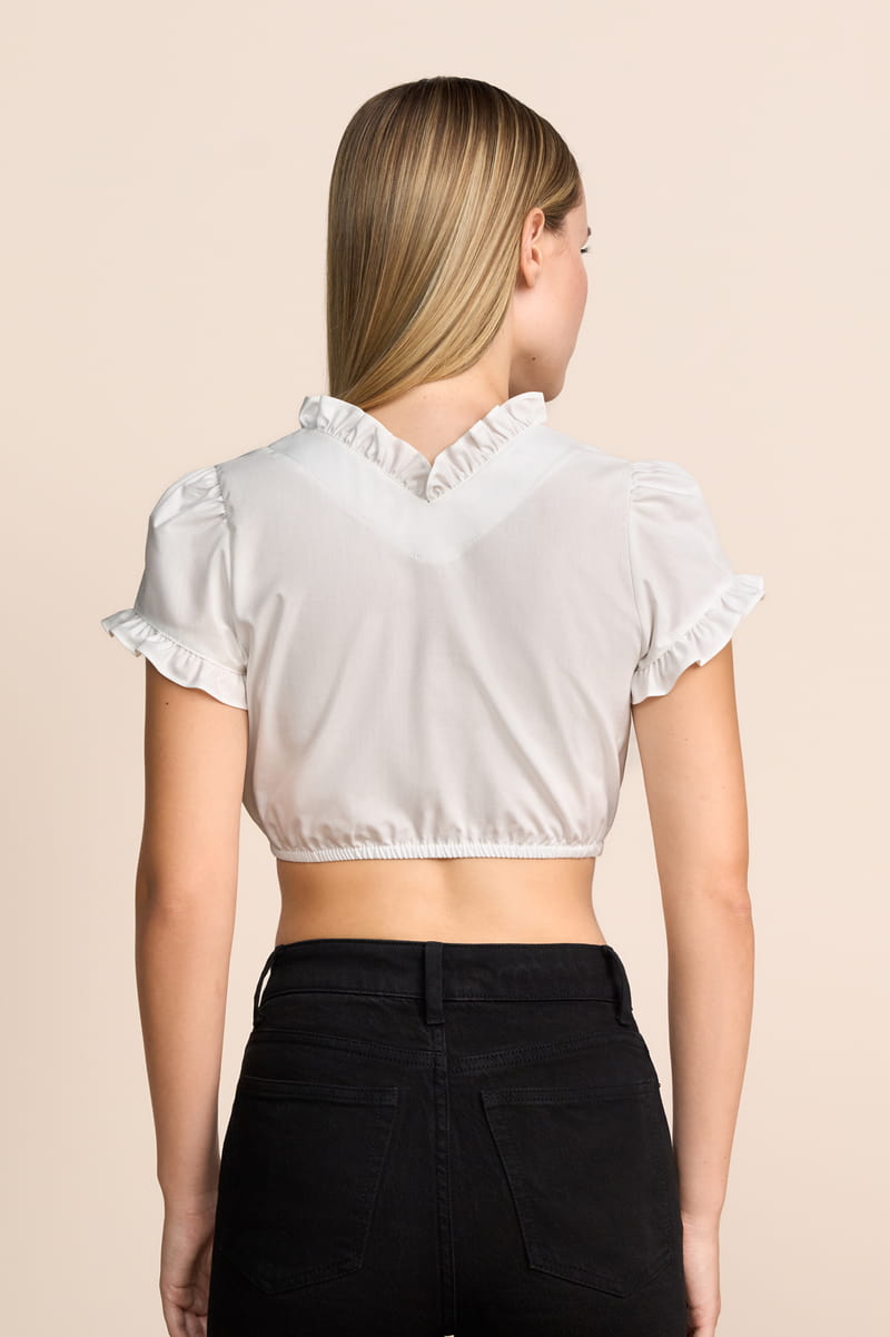Dirndl blouse Sober V-Hals
