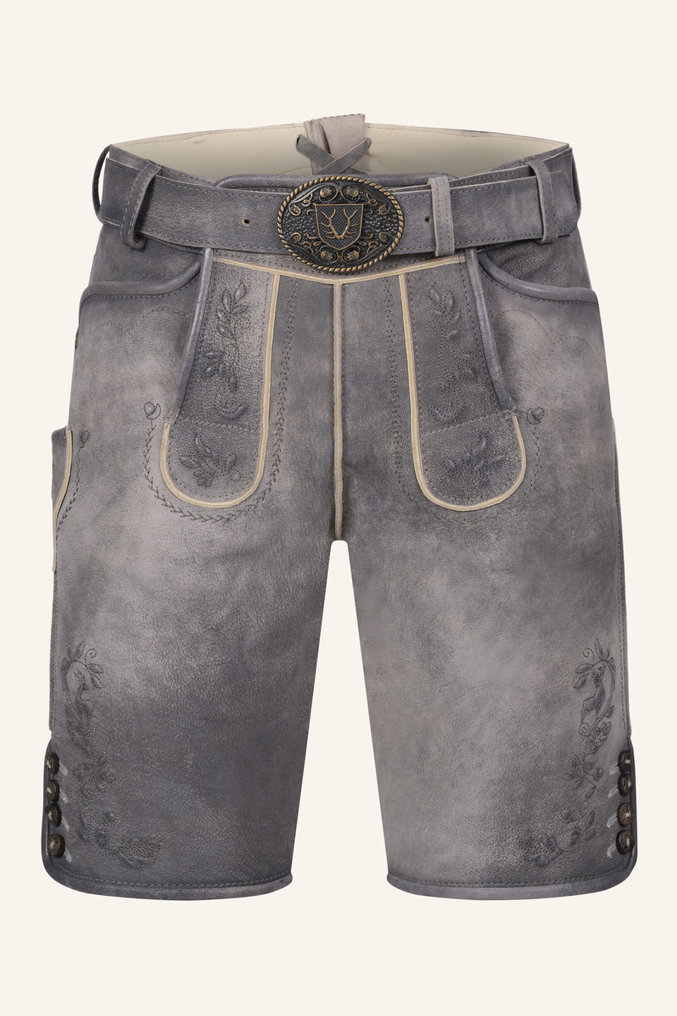 Lederhose Wincent met riem