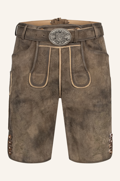 Lederhose Denis met riem