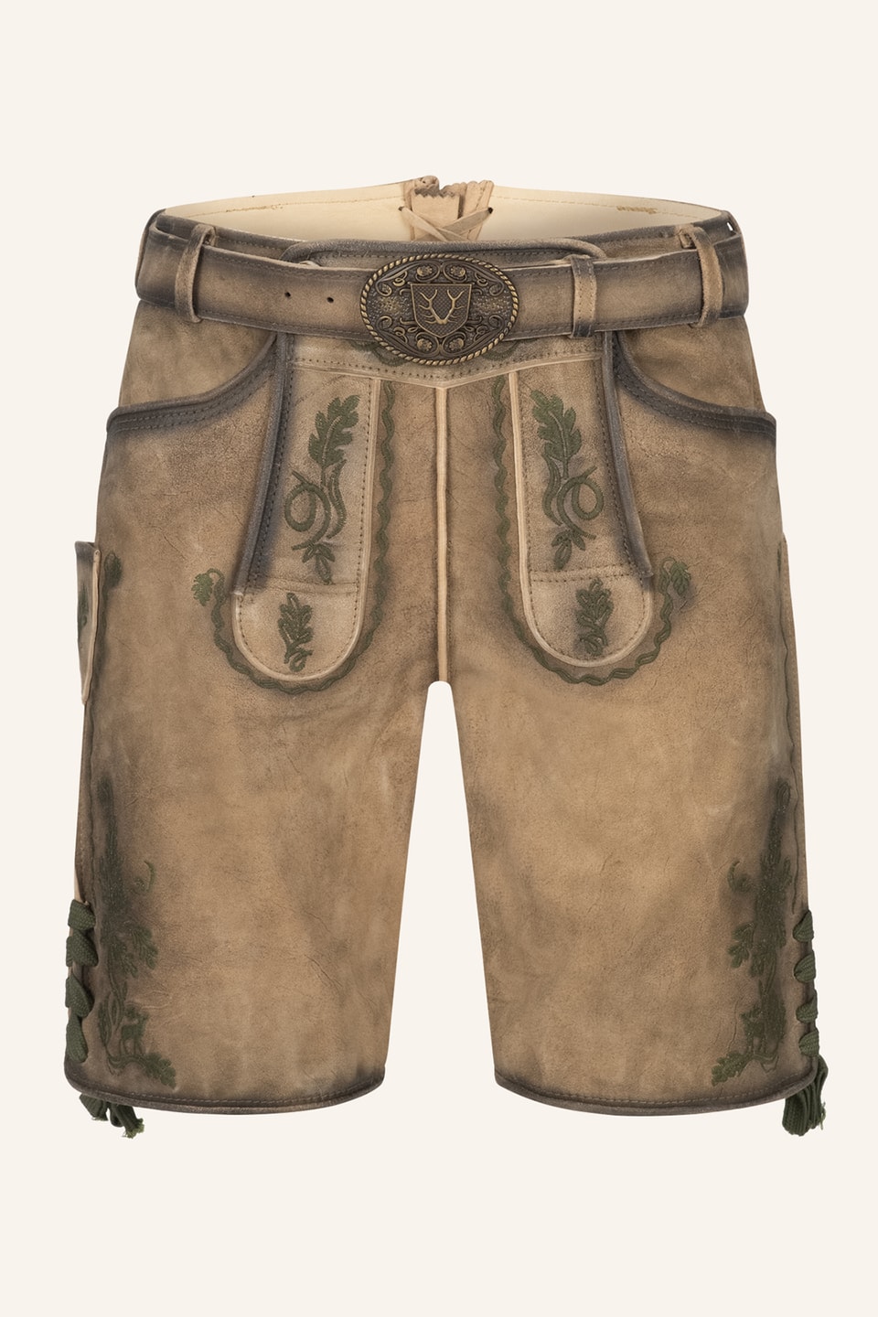 Lederhose Ulli met riem