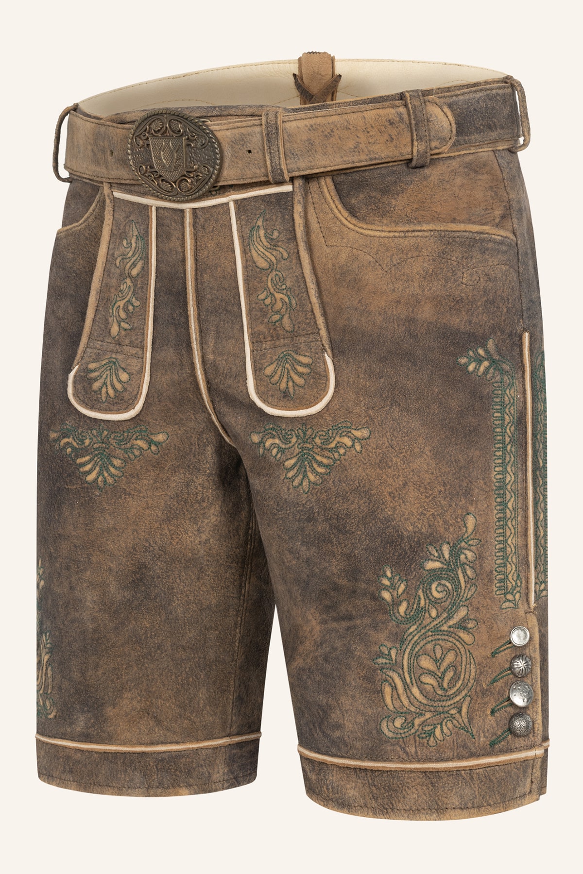 Lederhose Rob met riem