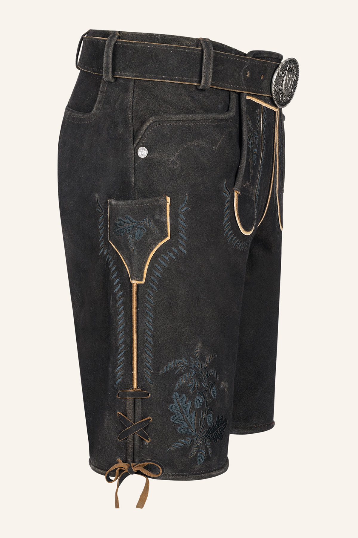 Lederhose Edo met riem