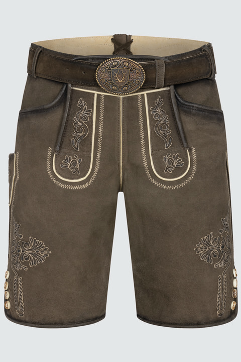 Lederhose Ian met riem