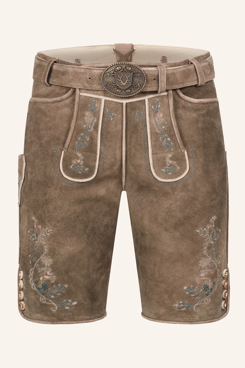 Lederhose Torin met riem