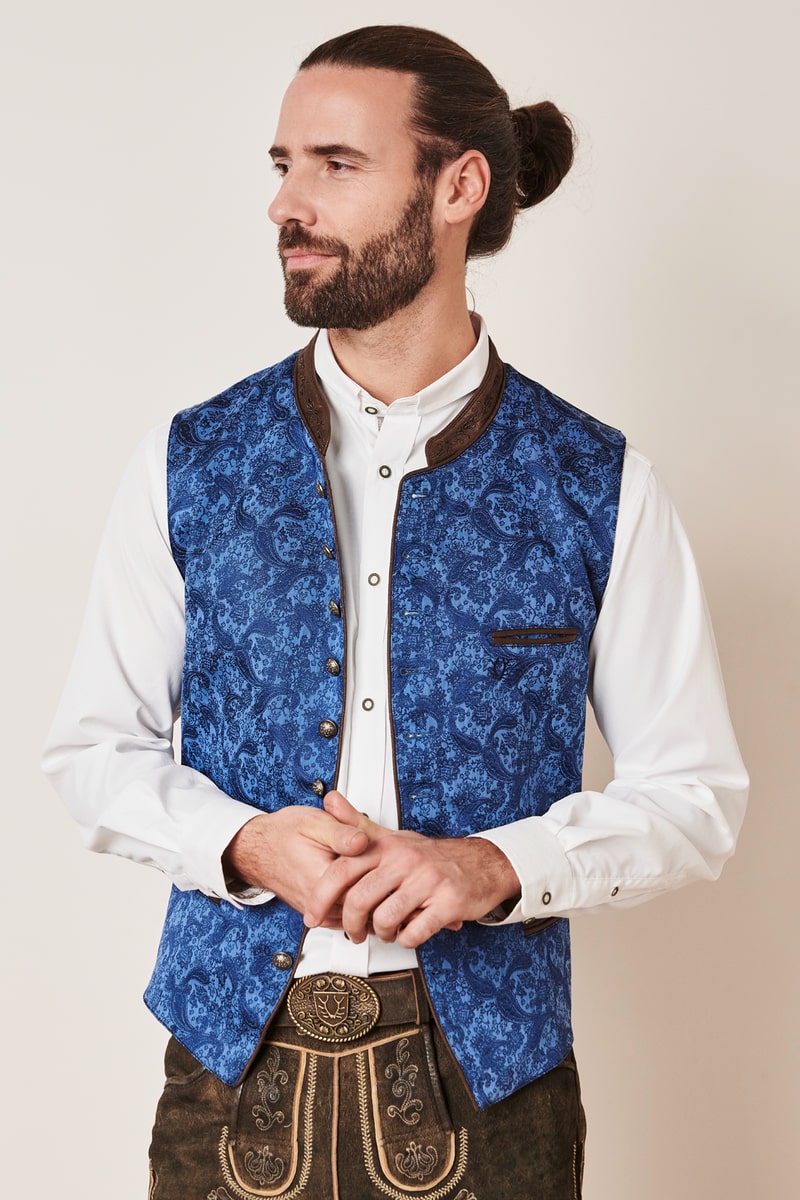 Trachten vest Leano