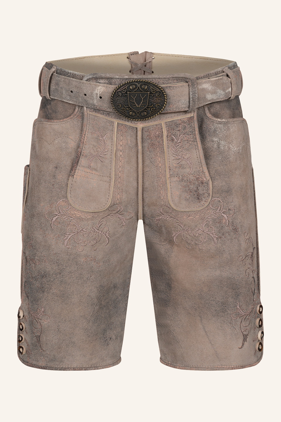 Lederhose Delio met riem
